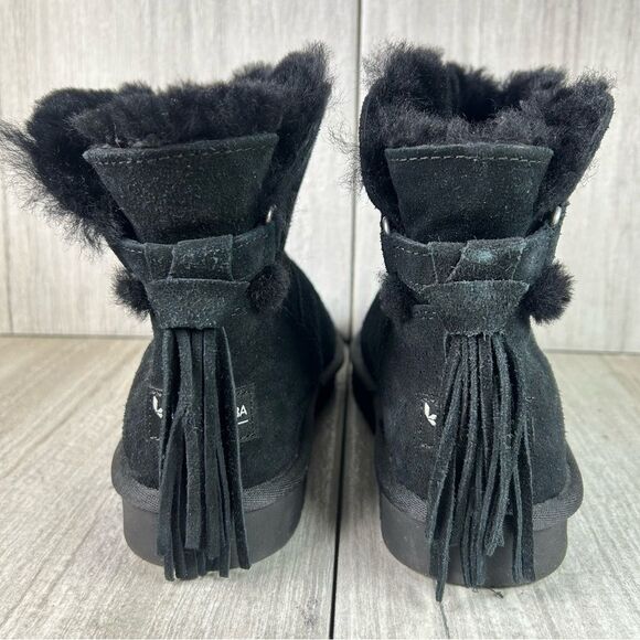 UGG Koolaburra Black Jaelyn Mini Bailey Winter Lined Boot Women’s Size 8 - Picture 8 of 10